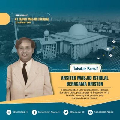 Arsitek Masjid Istiqlal Beragama Kristen - 20190223